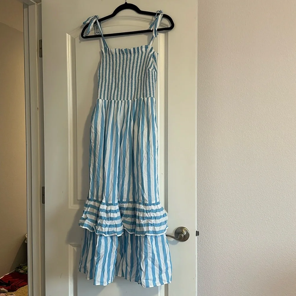 Women’s Draper James Taylor Dress in Blue Awning Stripe - XS